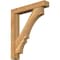Ekena Millwork Balboa Block Rough Sawn Bracket w/ Offset Brace, Western Red Cedar, 6"W x 34"D x 40"H BKT0604X34X40BOA05RWR - alternate 1